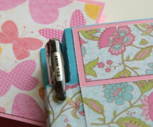 Floral and Butterfly themed post it note holders
